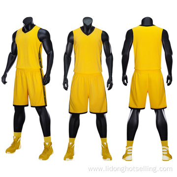 Latest Design Men Basketball Jersey Uniforms Shorts Set